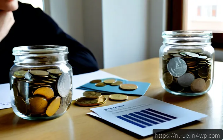 Home 17 투자자 행동 변화의 심리적 배경 - Photorealistic Dutch investor at a tidy home office in Amsterdam, thoughtfully moving euro coins and...